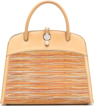 Rodéo pégase leather bag charm Hermès Yellow in Leather - 35397872