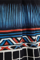 Thumbnail for your product : Alberta Ferretti Printed silk and crepe de chine dress
