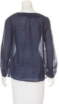 Thumbnail for your product : Band Of Outsiders Patterned Long Sleeve Top
