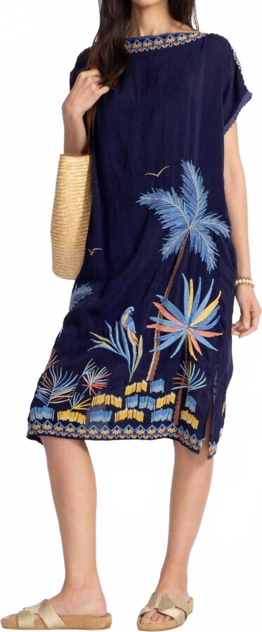 Palm Beach Dress In Blue Night