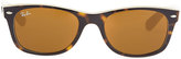 Thumbnail for your product : Ray-Ban New Wayfarer Sunglasses, Tortoise/Beige