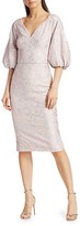 Thumbnail for your product : Theia Cloque Ballon-Sleeve Dress