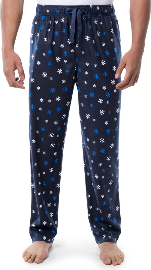Fruit of the Loom Men's Matte Fleece Holiday Print Pajama Pants, Sizes S-5XL