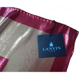 Thumbnail for your product : Lanvin Brand New  Large Printed Silk-Lame Scarf Ete2014
