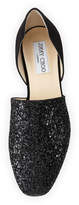 Thumbnail for your product : Jimmy Choo Globe Crystal d'Orsay Flat