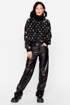 Thumbnail for your product : Nasty Gal Womens Baby Knit's Cold Outside Star Christmas Jumper - Black - L