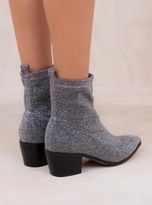 Thumbnail for your product : Therapy New Women's Silver Stretch Sparkle Blaze Boots