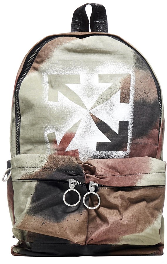 camo off white backpack
