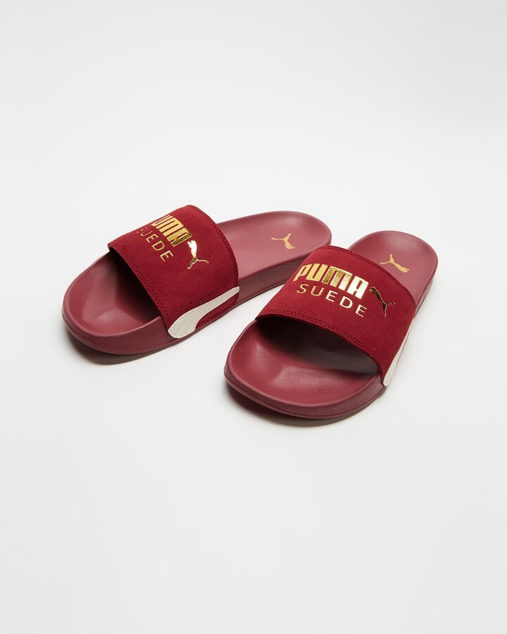 puma suede leadcat slides