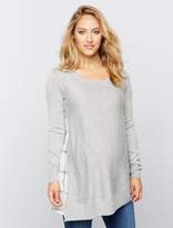 Thumbnail for your product : A Pea in the Pod Knit Woven Maternity Sweater