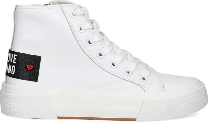 Love Moschino Logo-Patch Sneakers