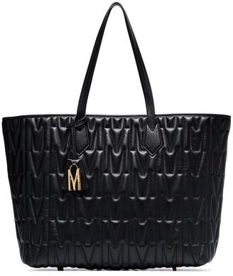 Moschino Monogram-Quilted Tote Bag - ShopStyle