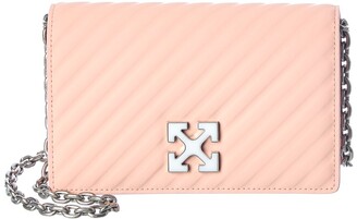 Off White Shoulder bag Pink Leather ref.342592 - Joli Closet