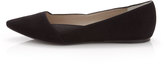 Thumbnail for your product : Steve Madden Steven by Elliee Suede Pointy Flat, Black