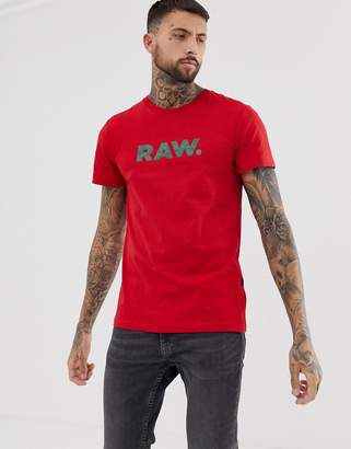 G Star G-Star Graphic RAW t-shirt in red