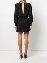 Thumbnail for your product : Philipp Plein Belted Long-Sleeve Mini Dress