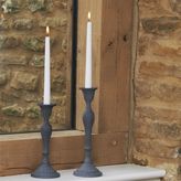 Thumbnail for your product : House of Fraser Firefly Medium antique lead candle stick