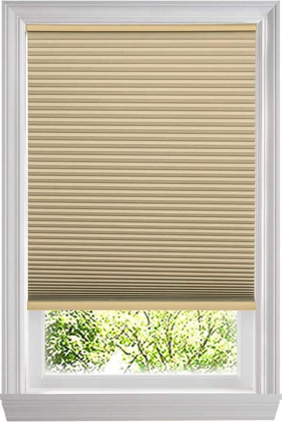 Latte Cordless Blackout Cellular Shades for Windows - 49.25 in. W x 64 in. L (Actual Size 49 in. W x 64 in. L)