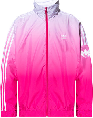 adidas Jacket With Logo Men's Pink - ShopStyle