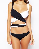 Thumbnail for your product : By Caprice Moonlight Monochrome Bikini Set