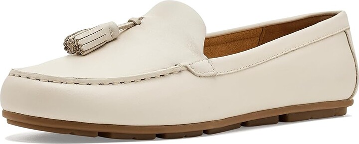 Easy Spirit Joandra Women's Flat Shoes Cream Leather : 10 M (B)