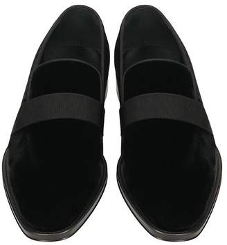 Givenchy Black Rider Velvet Loafers