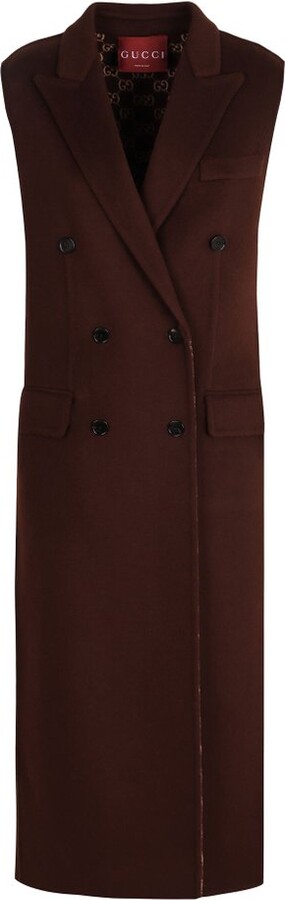 Gucci Double Breasted Button-Up Coat