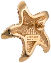Thumbnail for your product : Versace Crystal-Embellished Starfish Stud Earrings