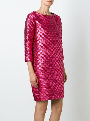 Gianluca Capannolo patterned shift dress - women - Silk/Nylon/Polyamide/Polyester - 42