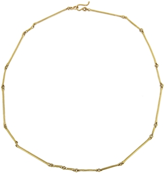 Ten Thousand Things 15 Inch Cast Line Necklace - Yellow Gold