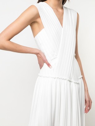 3.1 Phillip Lim Knife pleated crossover dress