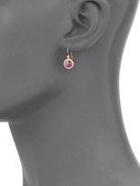 Thumbnail for your product : Suzanne Kalan Pink Topaz, White Sapphire and 14K Rose Gold Earrings