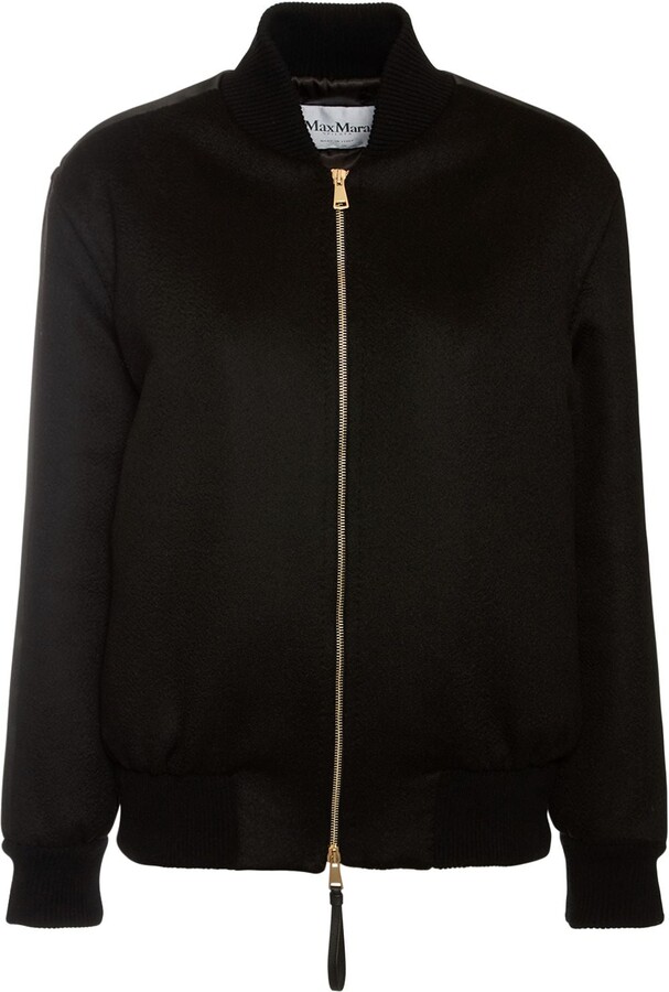 Max Mara Pasta camel bomber jacket ShopStyle