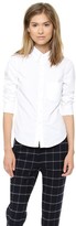 Thumbnail for your product : Band Of Outsiders Pique Cropped Sleeve Shirt