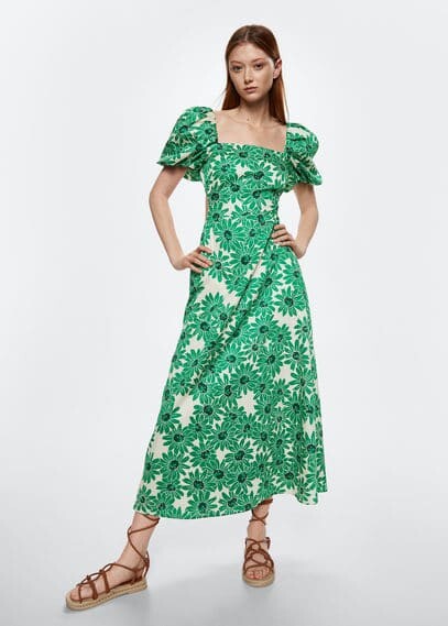 MANGO Women's Green Dresses | ShopStyle UK
