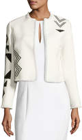 Thumbnail for your product : Ralph Lauren Collection Eleanora Beaded Short Jacket, Cream