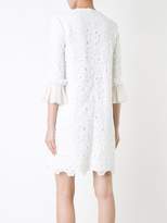 Thumbnail for your product : Huishan Zhang scalloped macrame lace dress