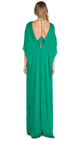 Thumbnail for your product : Halston Sheer Inset Gown