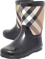 Thumbnail for your product : Burberry Ranmoor canvas and rubber boots 5-9 years