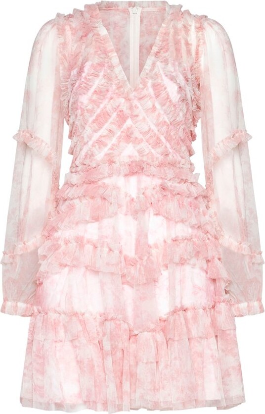 Needle & Thread Ruffle Mini Dress