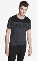 Thumbnail for your product : Express Color Block Graphic Tee - Honor Struck