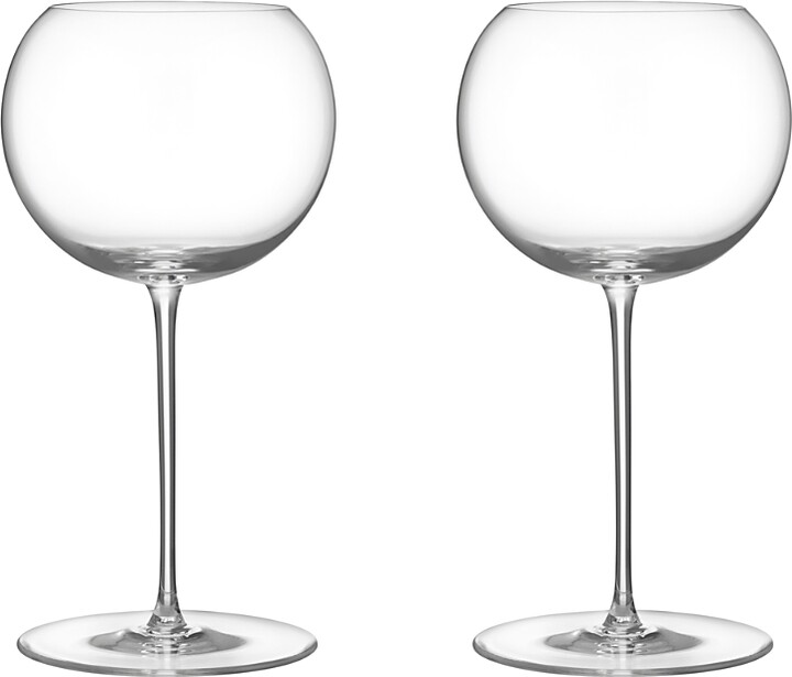 Orrefors Geometry White Wine Glass, Set of 2