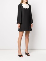 Thumbnail for your product : Valentino Scalloped Detail Mini Dress