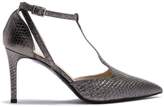 Thumbnail for your product : Bruno Magli M By Malena Snake Embossed Leather T-Strap Pump