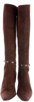 Thumbnail for your product : Ralph Lauren Suede Buckle-Accented Boots