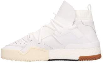 adidas By Alexander Wang by Alexander Wang Aw Bball Leather White Sneakers