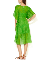 Thumbnail for your product : Twelfth St. By Cynthia Vincent Paisley Embroidered Silk Caftan