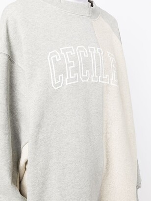 Être Cécile Logo-Print Cotton Sweatshirt