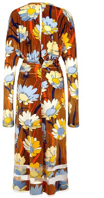 Fendi Floral-Print Maxi Dress