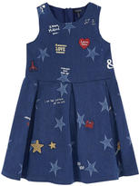Thumbnail for your product : Ikks Printed jean dress